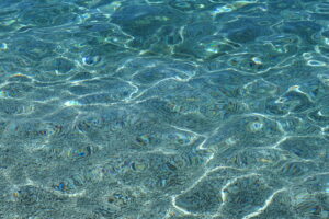 Crystal clear Adriatic sea – beach stop on Split to Dubrovnik transfer